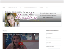 Tablet Screenshot of kristinluce.com